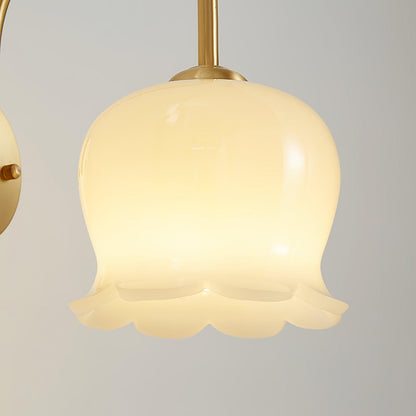 Orchids Wall Lamp | Brass & Glass | Set of 2