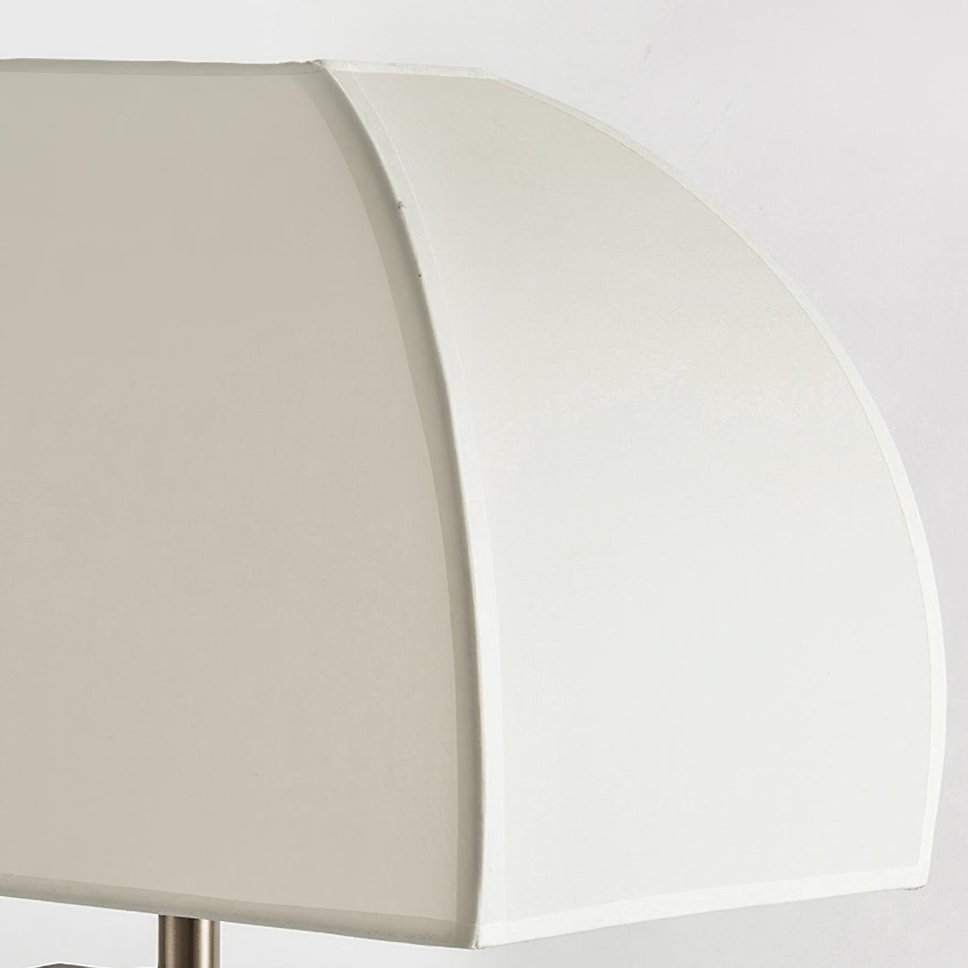 Oregon Table Lamp | Antique Gold Finish | White Lampshade