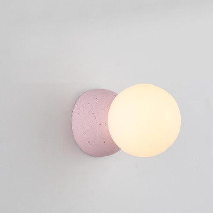 Origo Wall Lamp | Concrete & Opal Glass | Set of 2