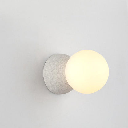 Origo Wall Lamp | Concrete & Opal Glass | Set of 2