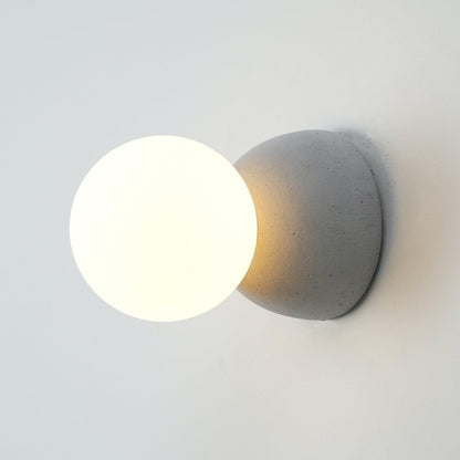 Origo Wall Lamp | Concrete & Opal Glass | Set of 2