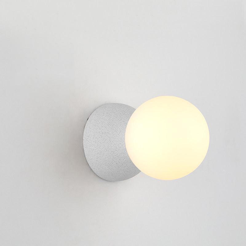 Origo Wall Lamp | Concrete & Opal Glass | Set of 2