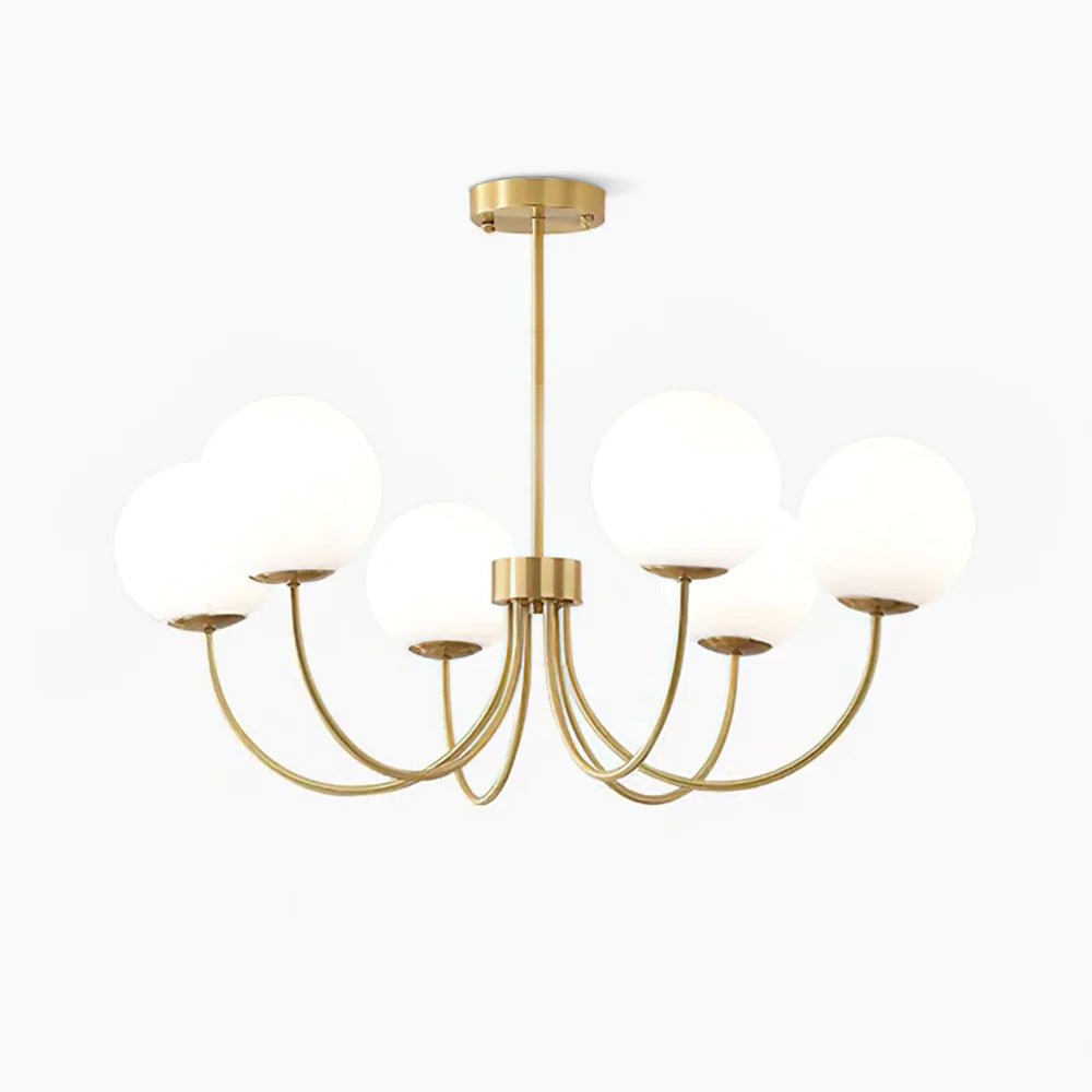 Orillia Chandelier | Brass and Wood | Multiple Light Options