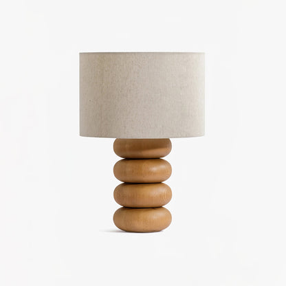 Wooden Table Lamp | Nature-Inspired Design | 35cm Diameter