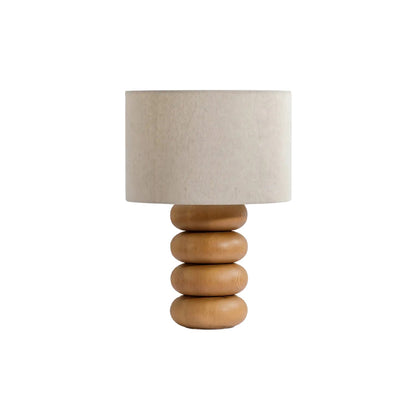 Wooden Table Lamp | Nature-Inspired Design | 35cm Diameter
