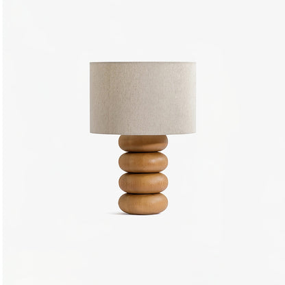 Wooden Table Lamp | Nature-Inspired Design | 35cm Diameter