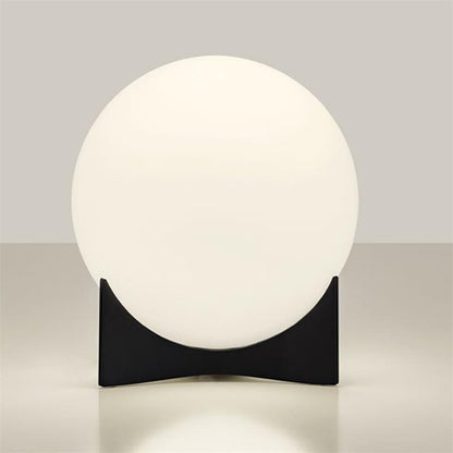 Oscar Table Lamp | Glass & Metal | Gold and White