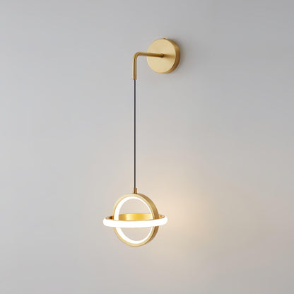 Oval Brass Wall Light | Integrated LED | Set of 2