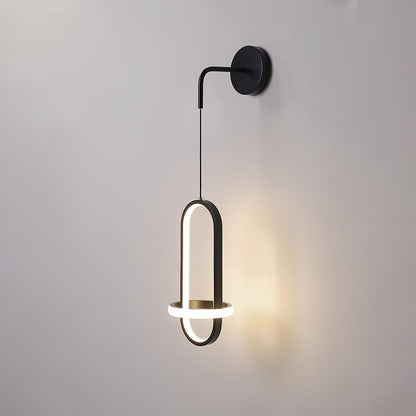 Oval Brass Wall Light | Integrated LED | Set of 2