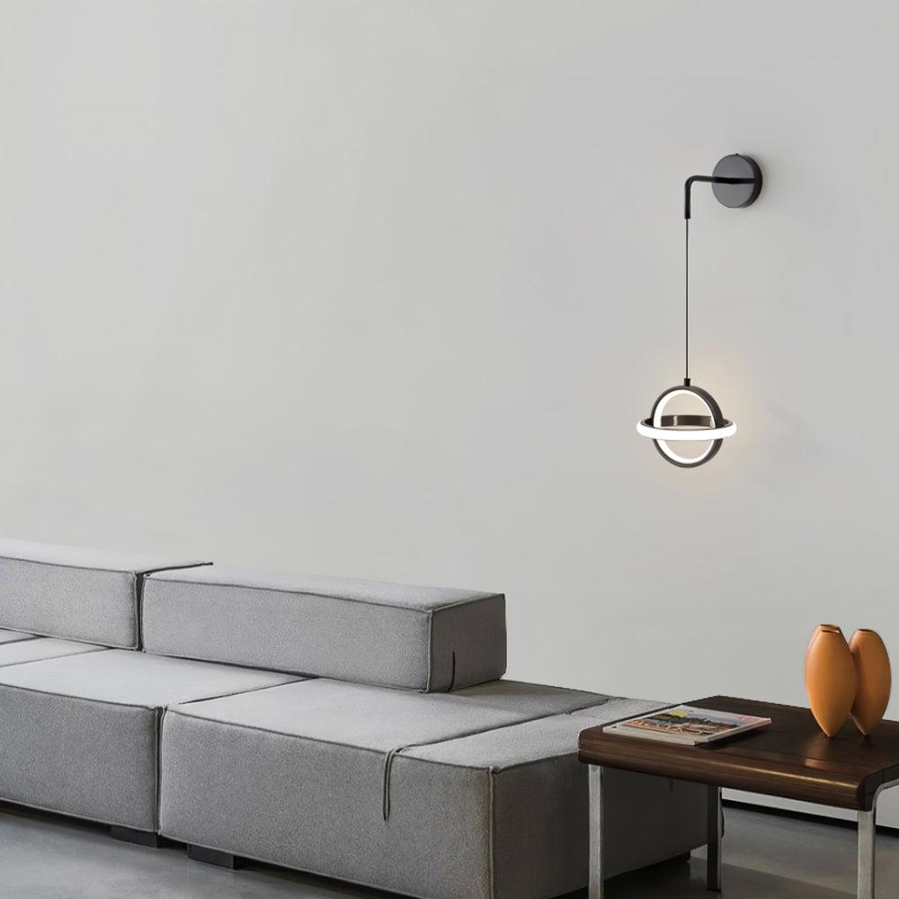 Oval Brass Wall Light | Integrated LED | Set of 2