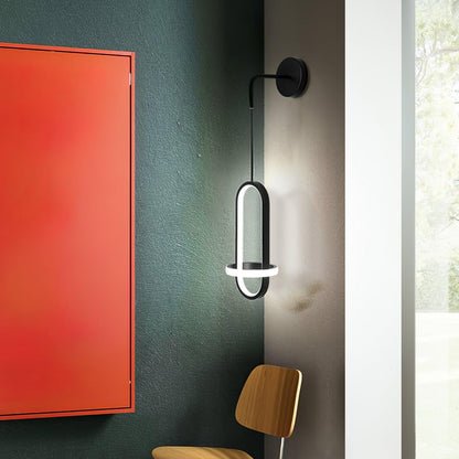 Oval Brass Wall Light | Integrated LED | Set of 2