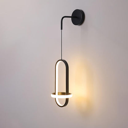 Oval Brass Wall Light | Integrated LED | Set of 2
