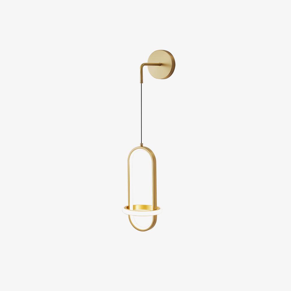 Oval Brass Wall Light | Integrated LED | Set of 2