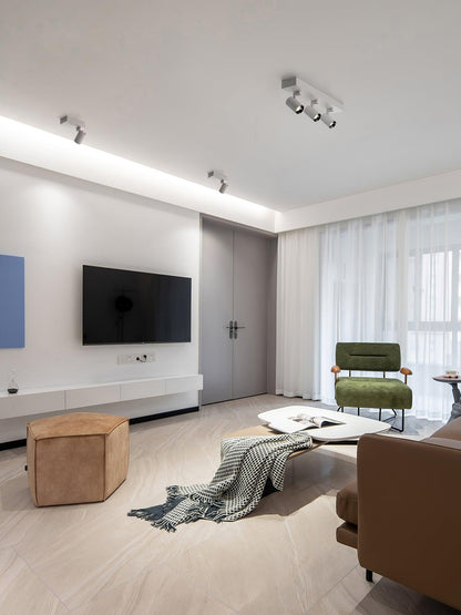 POG Double Linear LED Spotlight | Adjustable | 2 Heads, White or Black