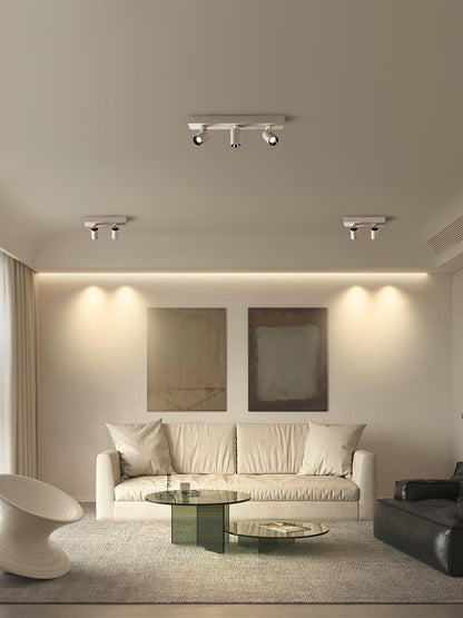 POG Double Linear LED Spotlight | Adjustable | 2 Heads, White or Black