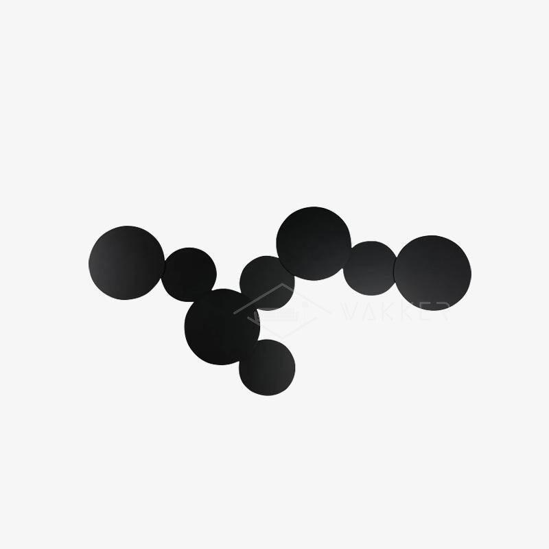 Geometric Disc Wall Lamp | Metal & Acrylic | Black or White