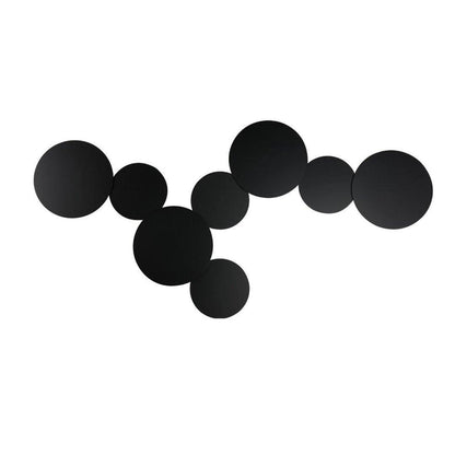 Geometric Disc Wall Lamp | Metal & Acrylic | Black or White