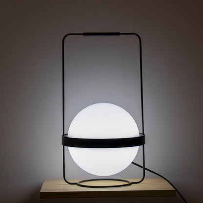 Gardens Table Lamp | Metal, Acrylic | Black