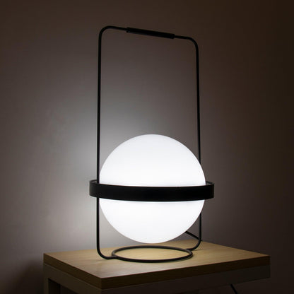Gardens Table Lamp | Metal, Acrylic | Black