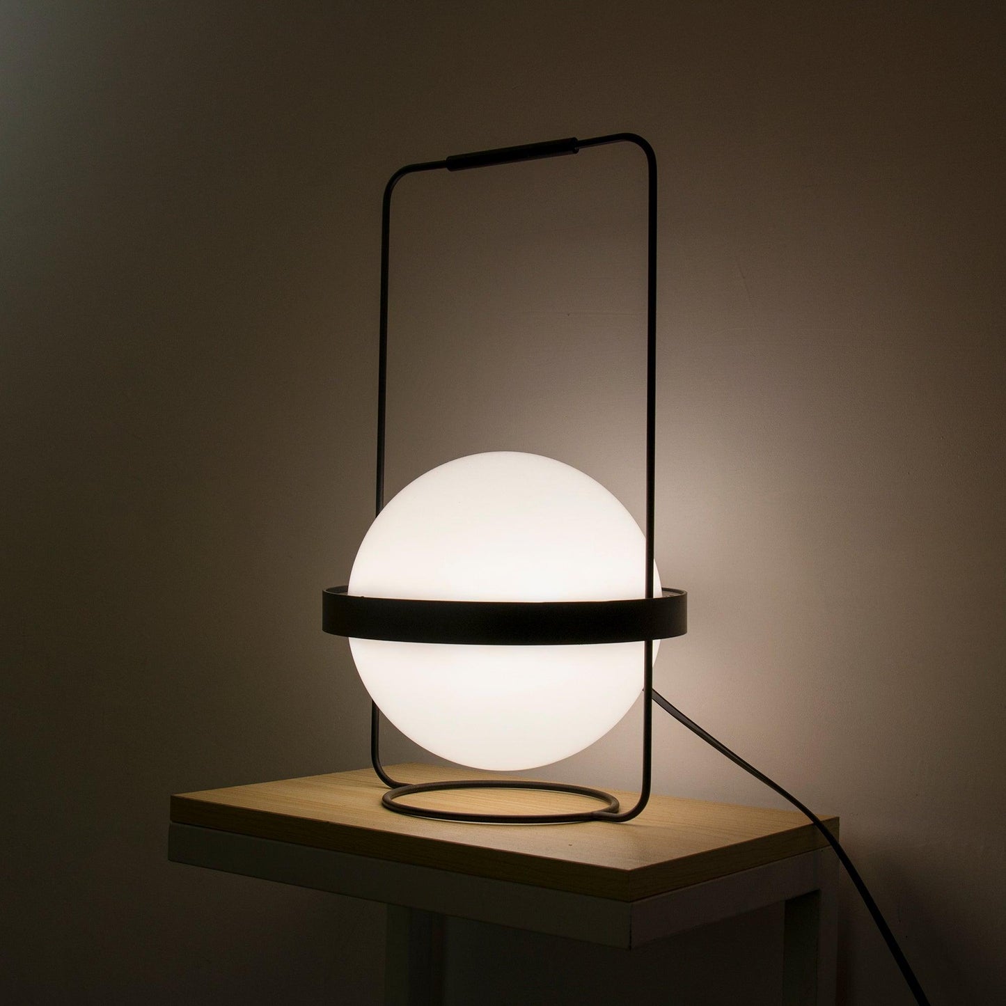 Gardens Table Lamp | Metal, Acrylic | Black