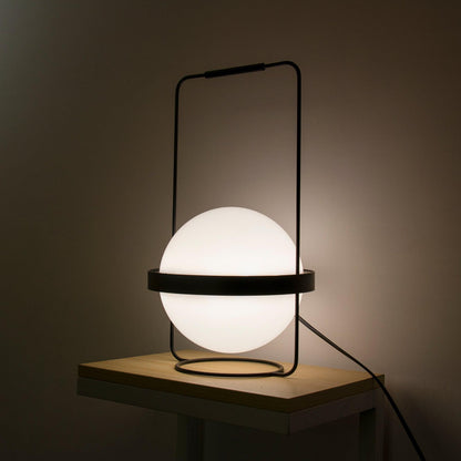 Gardens Table Lamp | Metal, Acrylic | Black