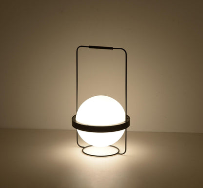 Gardens Table Lamp | Metal, Acrylic | Black