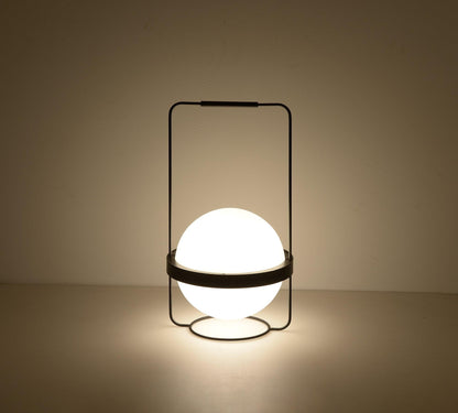 Gardens Table Lamp | Metal, Acrylic | Black