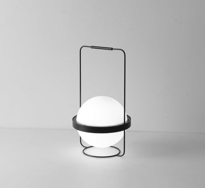 Gardens Table Lamp | Metal, Acrylic | Black