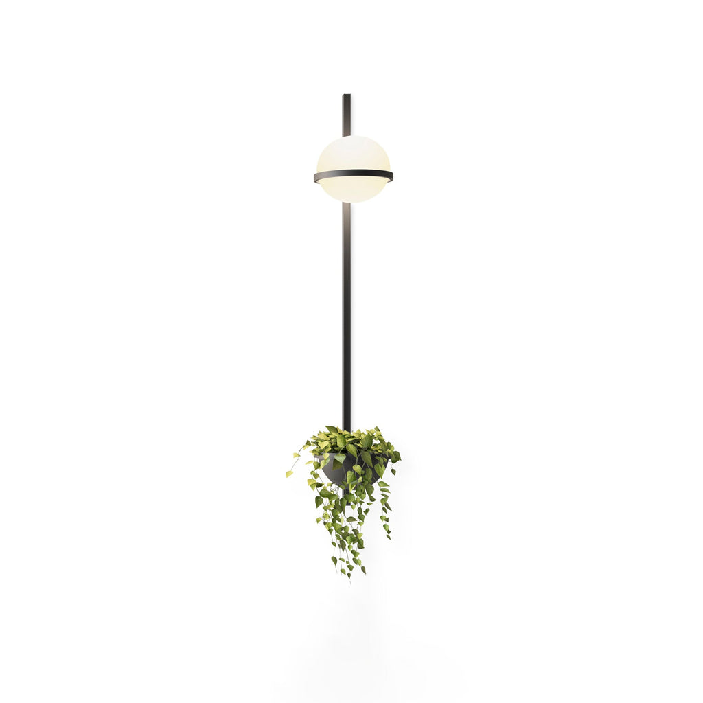 Outdoor Wall Light | Metal & Acrylic | Black Finish, Integrated LED