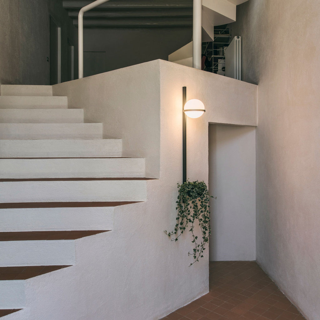 Outdoor Wall Light | Metal & Acrylic | Black Finish, Integrated LED
