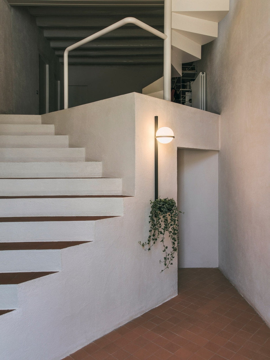 Outdoor Wall Light | Metal & Acrylic | Black Finish, Integrated LED