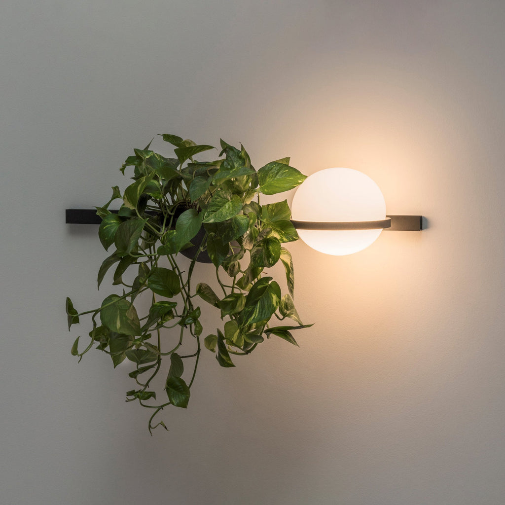 Outdoor Wall Light | Metal & Acrylic | Black Finish, Integrated LED