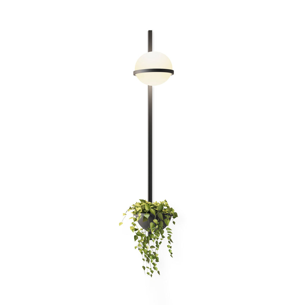 Outdoor Wall Light | Metal & Acrylic | Black Finish, Integrated LED