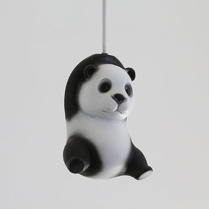 Panda Ceiling Lamp | Polyester & Glass | Available in Black or White