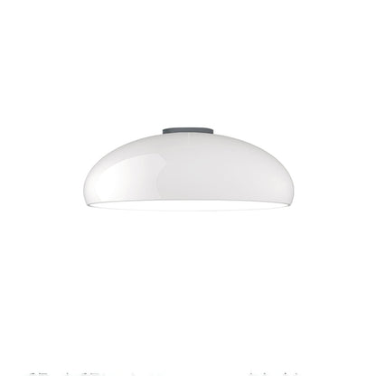 Pangen Ceiling Lamp | Glossy Aluminum & Velvety Polycarbonate | 60cm Diameter