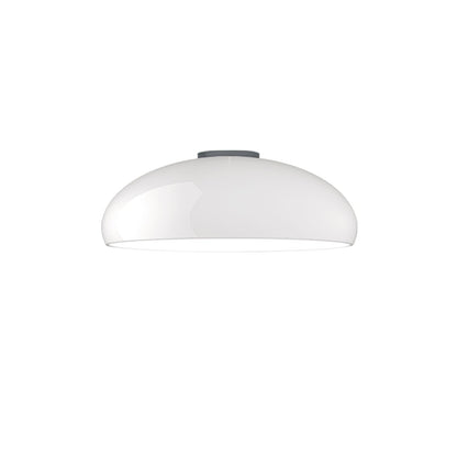 Pangen Ceiling Lamp | Glossy Aluminum & Velvety Polycarbonate | 60cm Diameter