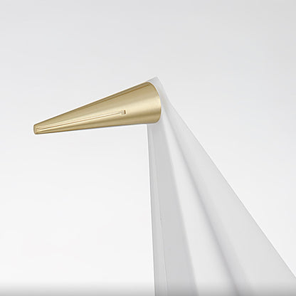 Paper Crane Bird Table Lamp | Integrated LED | Gold & White