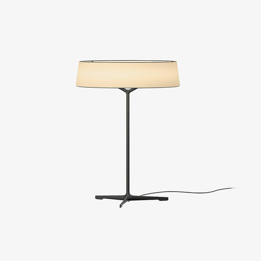Dama Table Lamp | Metal, Fabric, Aluminum | Black, Grey