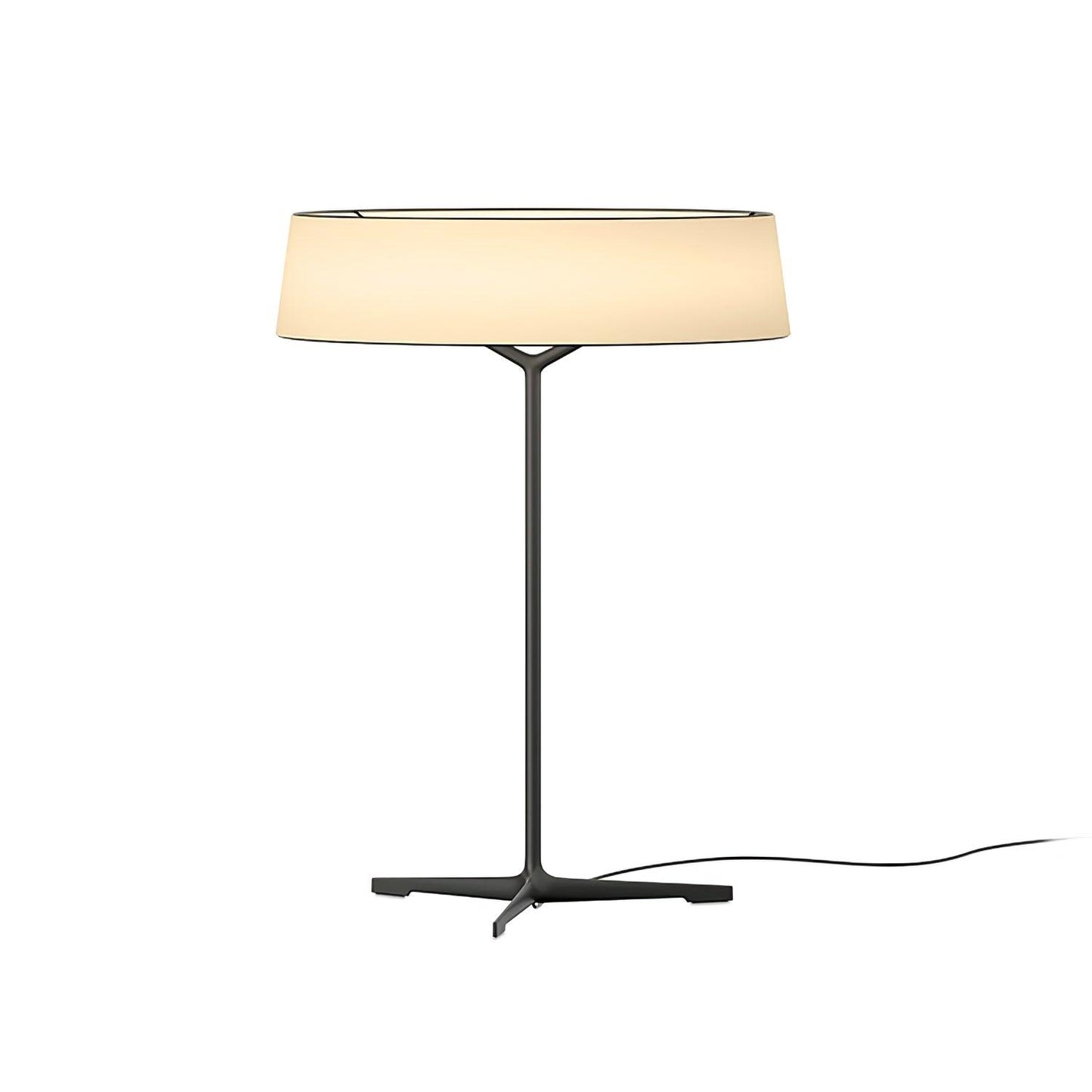 Dama Table Lamp | Metal, Fabric, Aluminum | Black, Grey