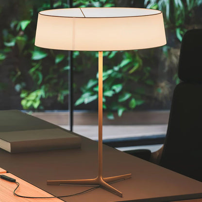 Dama Table Lamp | Metal, Fabric, Aluminum | Black, Grey