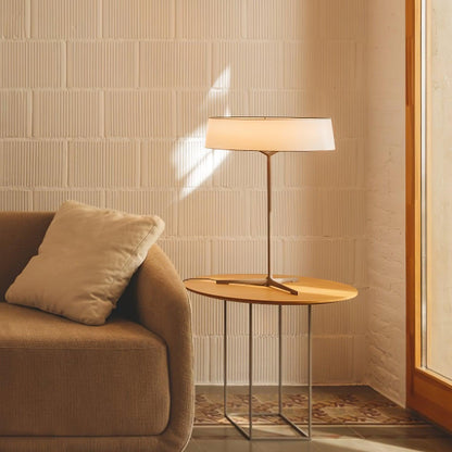 Dama Table Lamp | Metal, Fabric, Aluminum | Black, Grey