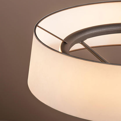 Dama Table Lamp | Metal, Fabric, Aluminum | Black, Grey