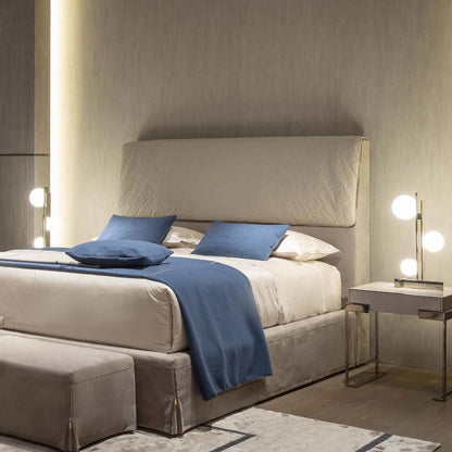 Pascal Table Lamp | Faux Copper Finish | White Glass Globes