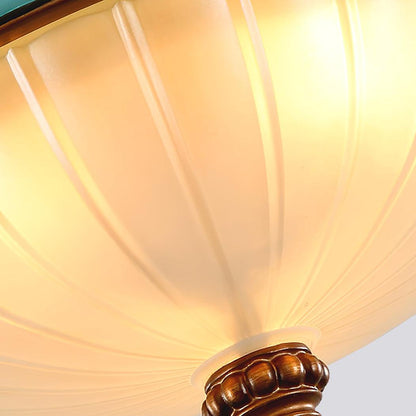 Pastoral Ceiling Light | Stained Glass & Resin | Blue & White, 3 Sizes Available