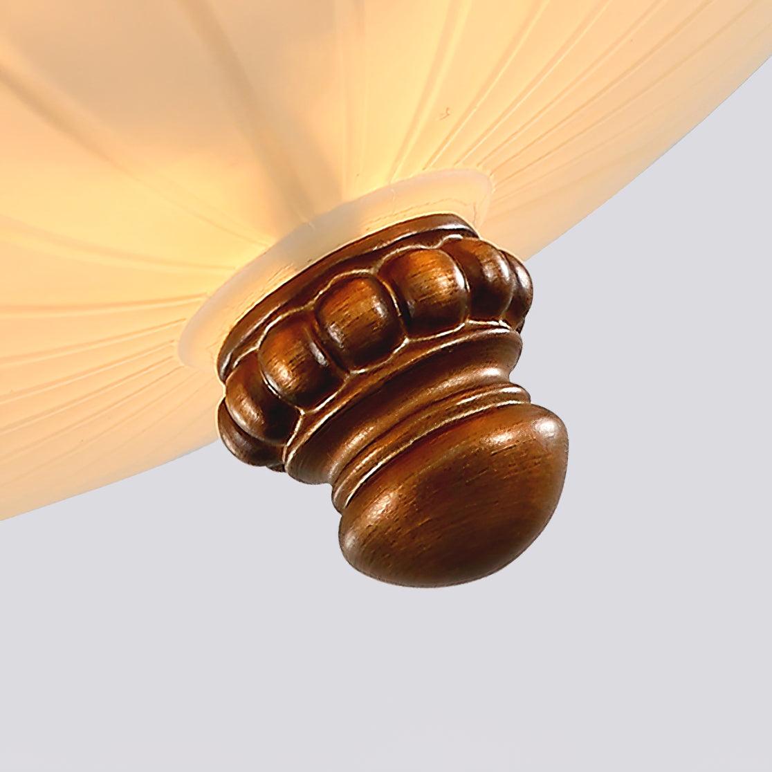 Pastoral Ceiling Light | Stained Glass & Resin | Blue & White, 3 Sizes Available