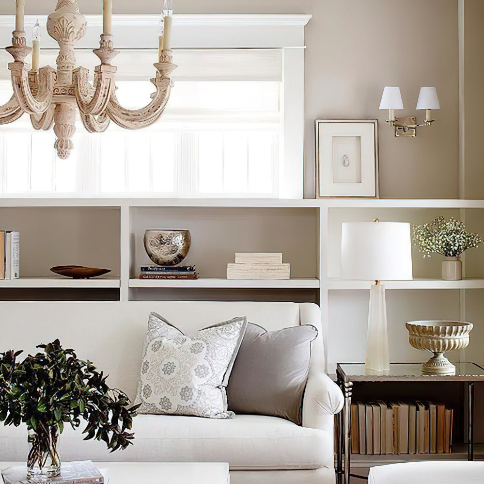 Pauline Wall Lamp | Polished Brass & White Shade | 1 Light