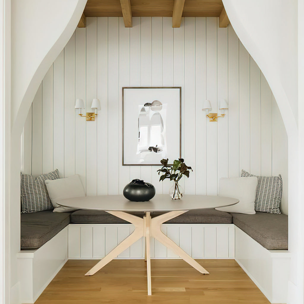 Pauline Wall Lamp | Polished Brass & White Shade | 1 Light