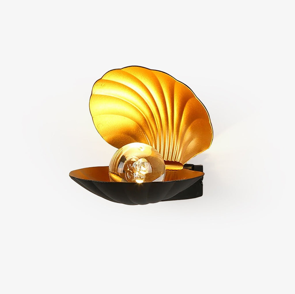 Pearl Clam Wall Light | Aluminum & Acrylic | Set of 2
