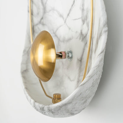Pearl Wall Lamp | Hand-Made Resin & Copper | Set of 2