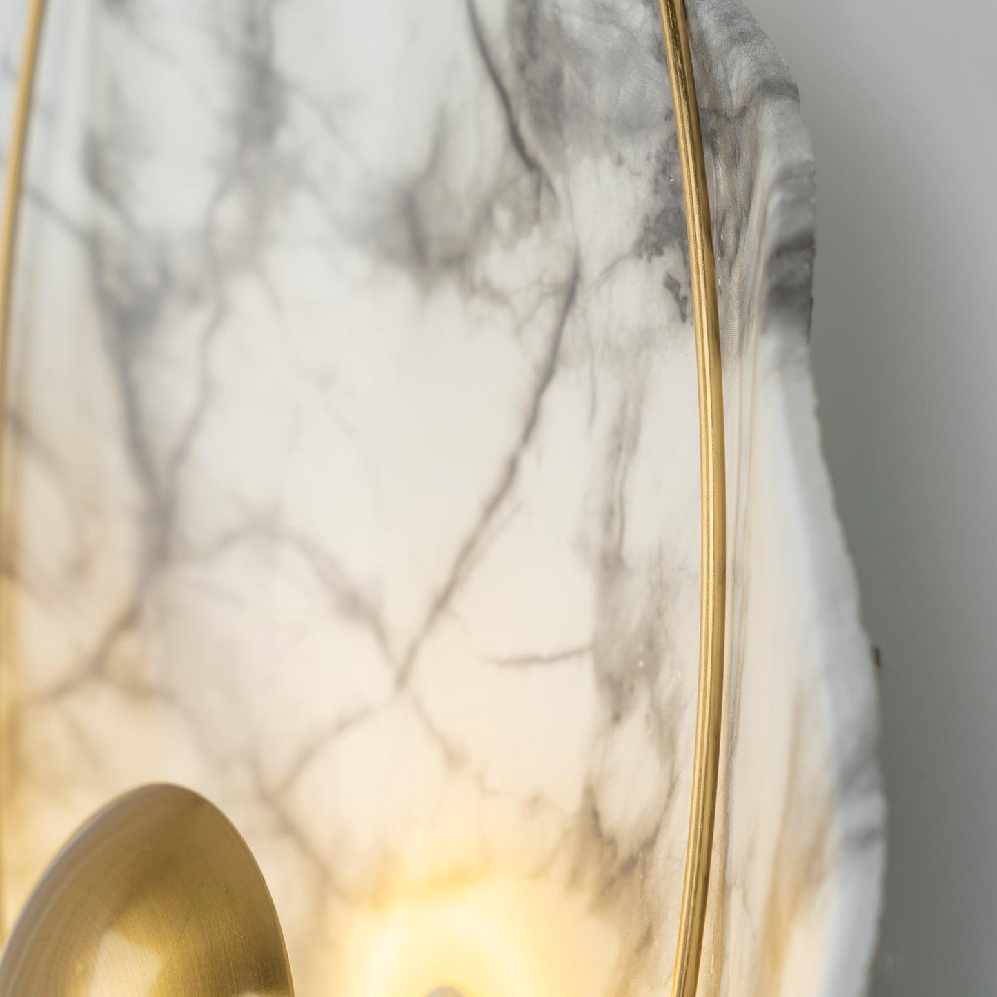 Pearl Wall Lamp | Hand-Made Resin & Copper | Set of 2